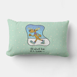 Reindekerst tijdens de oefening kussen