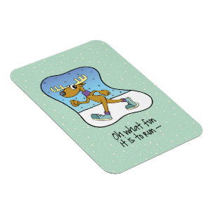 Reindekerst tijdens de oefening magneet