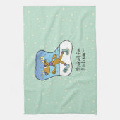 Reindekerst tijdens de oefening theedoek (Verticaal)