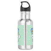 Reindekerst tijdens de oefening waterfles  (Achterkant)