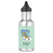 Reindekerst tijdens de oefening waterfles  (Links)