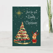 Reindekerst Wenskaart van Carol Singer Kaart (Voorkant)