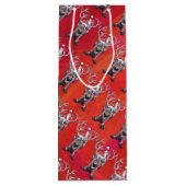 Reindekerst Wijn Cadeautas (Achterkant)