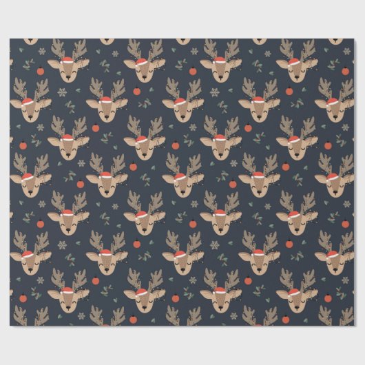 Reindekerstwerkpapier Cadeaupapier (Vlak)