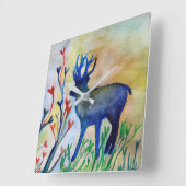 Reindekunsten Waterverf Square Wall klok (Hoek)