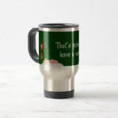 Reindester en Grandma Travel Mug Reisbeker (Voorkant links)