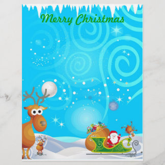 Reindester en Santa Stationery