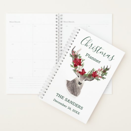 Reindester, Poinsettia Kerstplanner Planner (Display)