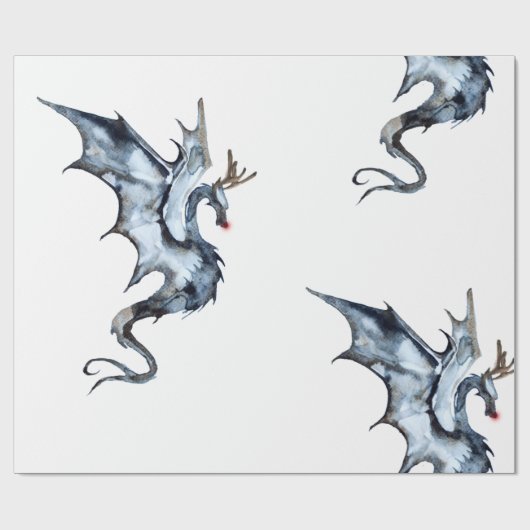 Reindragon Wrapping Paper Cadeaupapier (Vlak)