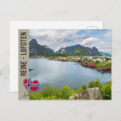Reine auf den Lofoten Briefkaart (Voorkant / Achterkant)