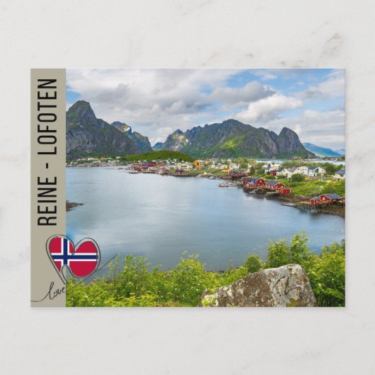 Reine auf den Lofoten Briefkaart (Voorkant)