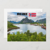 Reine auf den Lofoten Briefkaart (Voorkant / Achterkant)