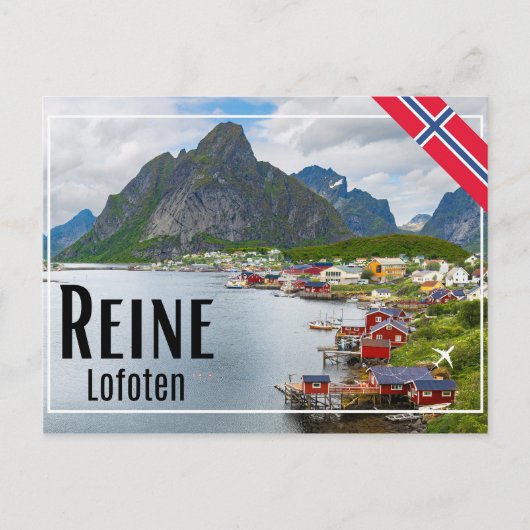 Reine auf den Lofoten Briefkaart (Voorkant)