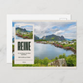 Reine auf den Lofoten Briefkaart (Voorkant / Achterkant)