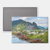 Reine auf den Lofoten Magneet (Voorkant / Achterkant)