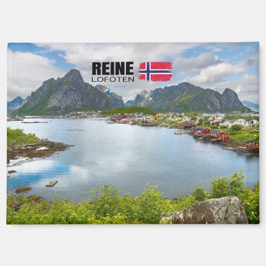 Reine auf den Lofoten Magneet (Voorkant)