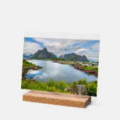 Reine auf den Lofoten Magnet  Acryl Bord (Hoek)