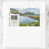 Reine auf den Lofoten Rechthoekige Sticker (Tas)