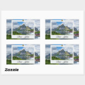 Reine auf den Lofoten Rechthoekige Sticker (Vel)