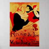 Reine de Joie 1892 beroemd Poster (Voorkant)