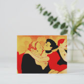 Reine de Joie 1892 beroemd Poster Briefkaart (Staand voorkant)