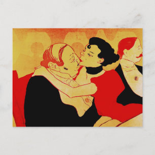 Reine de Joie 1892 beroemd Poster Briefkaart