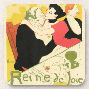 Reine de Joie (Koningin van het Plezier) Toulouse Bier Onderzetter