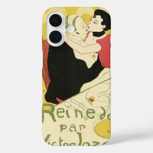 Reine de Joie Toulouse Lautrec Case-Mate iPhone Case (Achterkant)