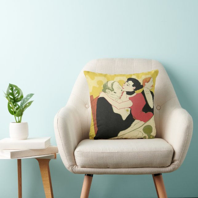 Reine de Joie Toulouse Lautrec Kussen (Stoel)