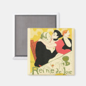 Reine de Joie Toulouse Lautrec Magneet (Voorkant / Achterkant)