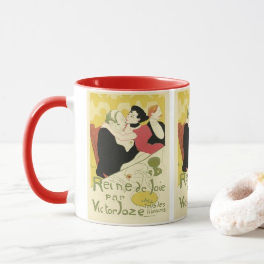 Reine de Joie Toulouse Lautrec Mok (Met donut)