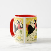 Reine de Joie Toulouse Lautrec Mok (Voorkant links)