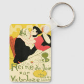 Reine de Joie Toulouse Lautrec Sleutelhanger (Achterkant)