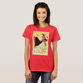 Reine de Joie Toulouse Lautrec T-shirt (Voorkant volledig)