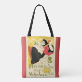 Reine de Joie Toulouse Lautrec Tote Bag (Achterkant)