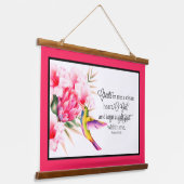 Reine hart  hangend wandkleed (Gebogen)