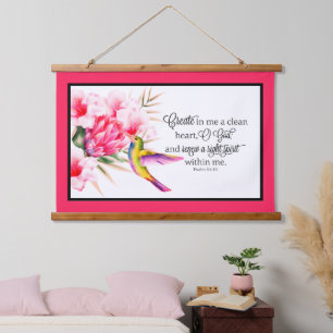 Reine hart  hangend wandkleed