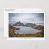 Reine Lofoten Briefkaart (Voorkant / Achterkant)
