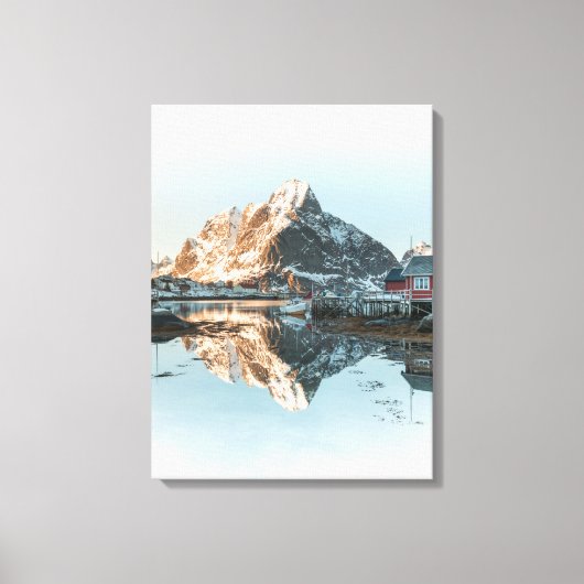 Reine, Lofoten Canvas Afdruk (Voorkant)