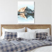 Reine, Lofoten-eilanden Canvas Afdruk (Insitu (Slaapkamer))