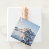 Reine Lofoten Noorwegen Bedankjes Labels (In situ)