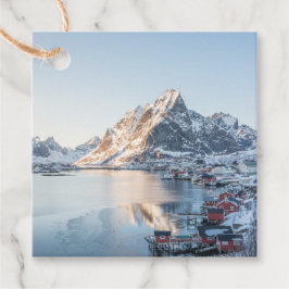 Reine Lofoten Noorwegen Bedankjes Labels