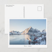 Reine Lofoten Noorwegen Briefkaart (Voorkant / Achterkant)