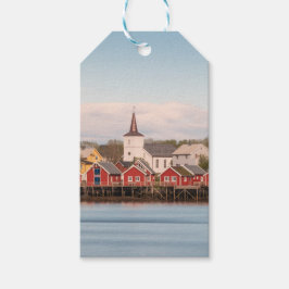 Reine Lofoten Noorwegen Cadeaulabel