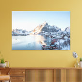 Reine Lofoten Noorwegen Canvas Afdruk (Insitu (Woonkamer))