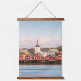 Reine Lofoten Noorwegen Hangend Wandkleed