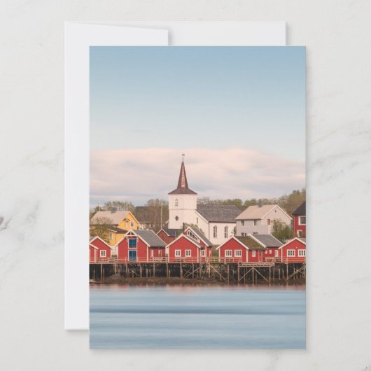 Reine Lofoten Noorwegen Kaart (Voorkant)