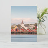 Reine Lofoten Noorwegen Kaart (Staand voorkant)