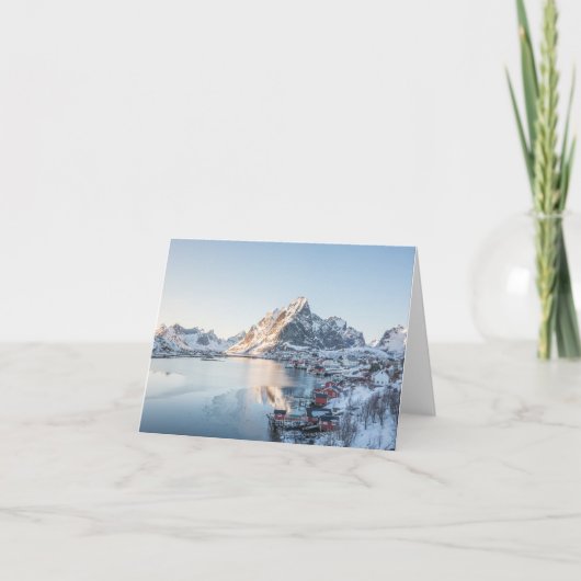 Reine Lofoten Noorwegen Kaart (Voorkant)