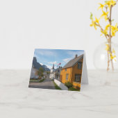 Reine Lofoten Noorwegen Kaart (Gele Bloem)